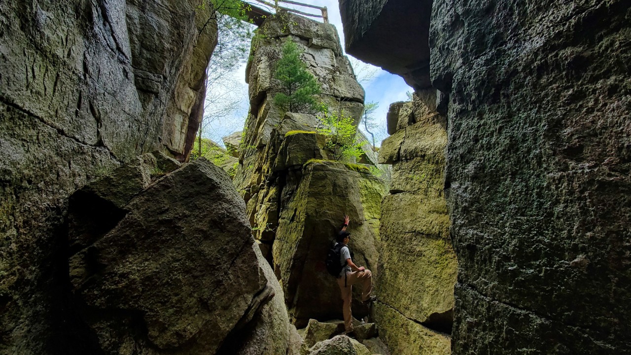 Labyrinth Trail Mohonk Preserve hike